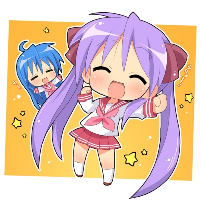 Printemps 2007 - Konata et Kagami