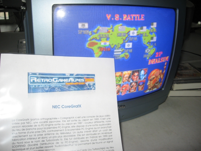 SF2 sur Nec CoreGrafX