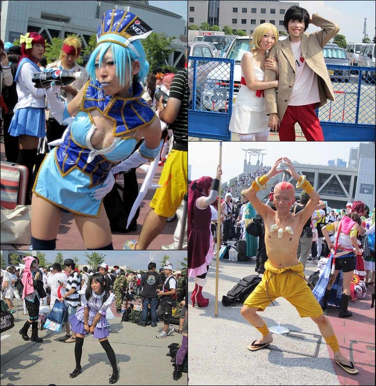 Comiket 80 - cosplay en vrac