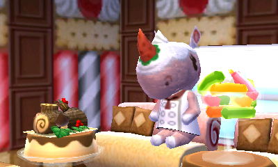 3DS - Animal Crossing Happy Home Designer - une décoration qui donne faim !