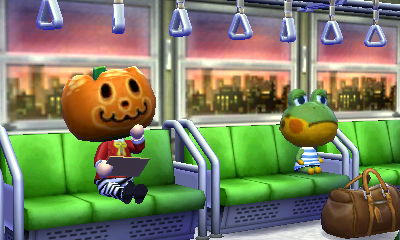 3DS - Animal Crossing Happy Home Designer - train