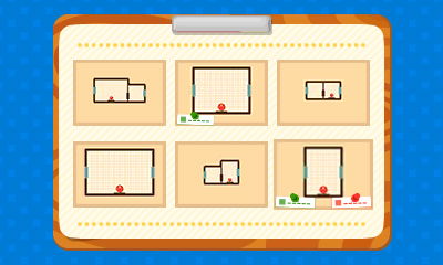 3DS - Animal Crossing Happy Home Designer - changer le plan de sa maison
