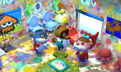 3DS - Animal Crossing Happy Home Designer - encore du Splatoon