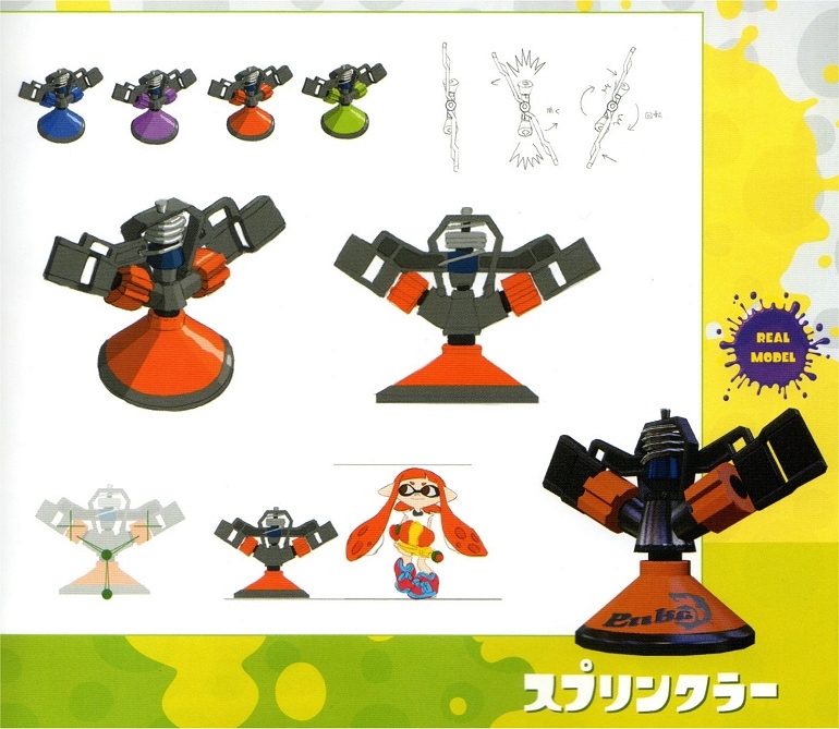 Splatoon Artbook - armes