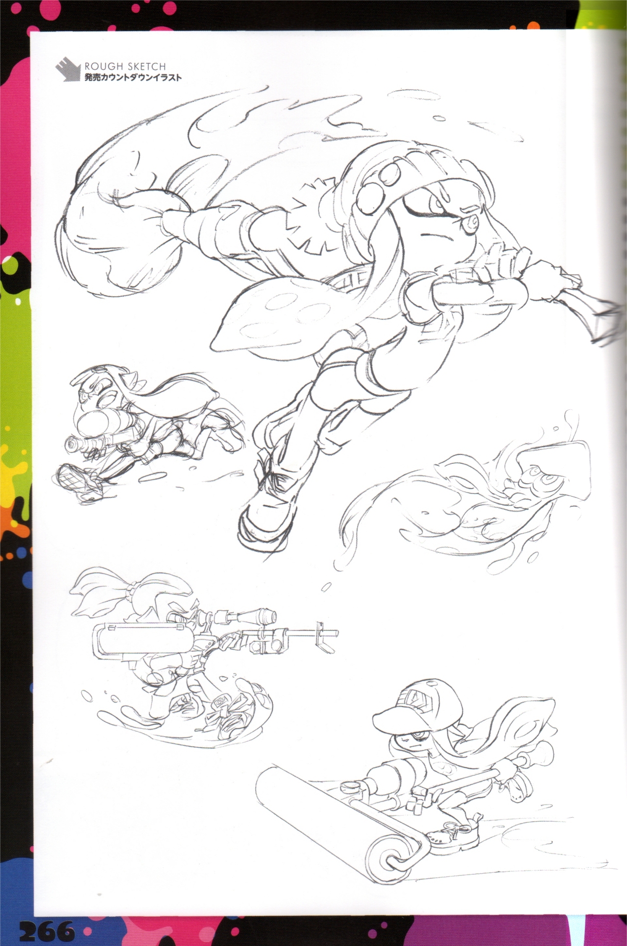 splatoon ikasu artbook