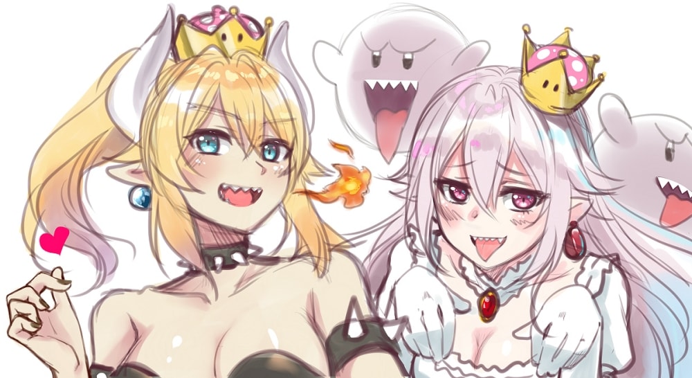 Bowsette et Boosette